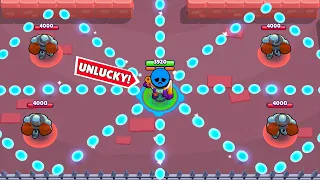 100% UNLUCKY RICO! Brawl Stars Funny Moments & Glitches & Fails #486