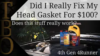 How to fix your Head Gasket for $100 with Blue Devil Head Gasket Sealer!