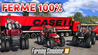 CRÉER une FERME 100% CASE IH sur une map Française ! (Farming Simulator 19)