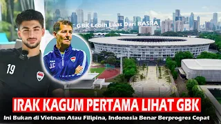 TAK SEPERTI DI VIETNAM & FILIPINA GBK SANGAT MEGAH ! Reaksi Pemain Irak Melihat Venue Laga vs Timnas