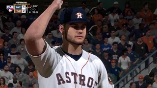 MLB The Show 17 PS4 WS Game 3  Los Angeles Dodgers vs Houston Astros 10 27  2017