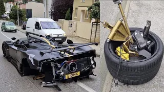 TRAGIC $15 Million Pagani Zonda Barchetta CRASHES *ALL VIDEOS*