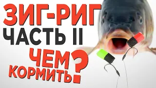 ЗИГ-РИГ, ((ловля карпа)). Прикормка для зиг-рига.