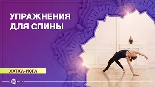 ХАТХА-ЙОГА.  Укрепление СПИНЫ. Анастасия Исаева.