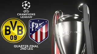FC 24 | Borussia Dortmund vs Atletico Madrid | UEFA Champions League Quarter Final  2nd Leg