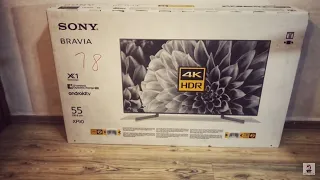 Sony XF90 (X900F) 4K 55 inch  TV Unboxing and Review ( in the description)