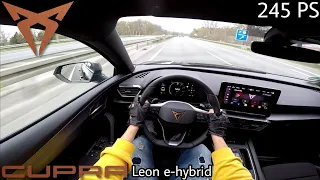 2021 Cupra Leon ST 1.4 e-hybrid (245 PS) POV Testdrive AUTOBAHN Beschleunigung & Speed