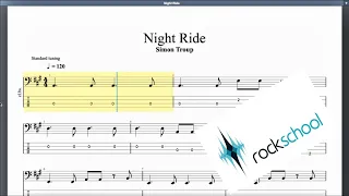 Night Ride Rockschool Grade 1 Bass