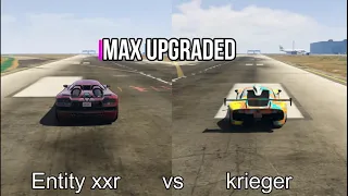 Entity XXr vs Krieger 2021 Which is fastest