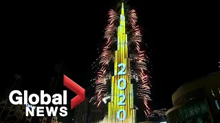 New Year's 2020: Dubai puts on stunning fireworks show at world's tallest building