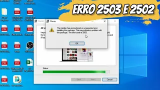 COMO RESOLVER ERRO 2503 e 2502 na Instalação de Programas no WINDOWS ou iTUNES SOLUÇÃO EM 2021