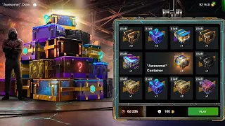 Opening Awesome containers from new draw WoT Blitz