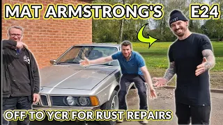 Restoring Mat Armstrong's BMW E24 635 CSI! WARNING LOTS OF RUST! - Part 1