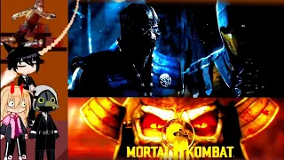 Chainsaw man react to Mortal Kombat Trailers