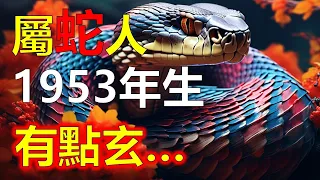 1953年出生的癸巳年屬蛇人，根據其年齡，如今屬蛇人已經步入老年。屬蛇人在命理學上，進行財運分析時，屬蛇人除了考慮當年的流年運勢外，還應結合屬蛇人年齡的能量變化。對於71歲的屬蛇人來說，健康是優先考量