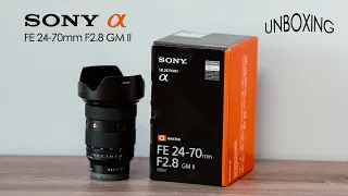Sony FE 24-70mm F2.8 GM II Unboxing | 4K ASMR