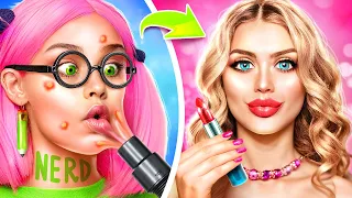 From Broke Girl to Rich Barbie / Amazing Girl Makeover in Real Life