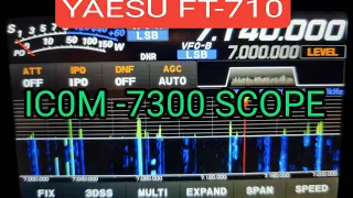 YAESU FT-710 , IC0M Waterfall  SCOPE Settings