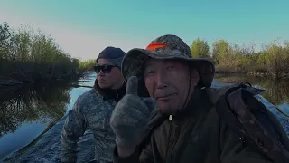 Весенняя охота на уток на Севере Якутии. часть 3 В гостях у местных отшельников.