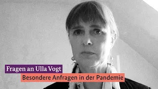 Fragen an Ulla Vogt: Spezifische Anliegen von Pflegekräften in der Pandemie