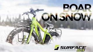 eBiking on Snow - Boar by Surface 604 is incredible!