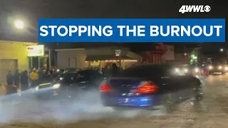 New barriers put up to stop drivers from doing donuts, burnouts in New Orleans parking lot