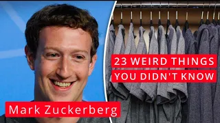 23 Weird Things You Didn't Know About Mark Zuckerberg