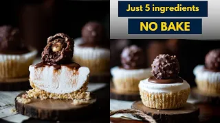 The Simplest 5 ingredient No Bake Cheesecake recipe for Lazy Days