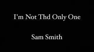 I'm Not The Only One /  Sam Smith   cover by teeto