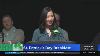 Boston Mayor Michelle Wu Makes First St. Patrick's Day