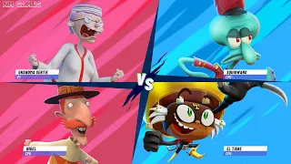 Nickelodeon All-Star Brawl 2 (5) Arcade Mode (GRANDMA GERTIE gameplay)