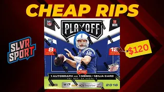 ThrowBack Ripz - 2016 Panini Playoff Football Hobby Box - 2 Hits for $120