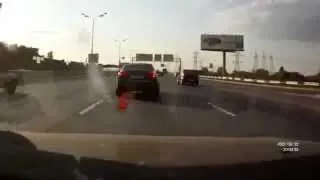 Really Bad Driving Reflex in Russia