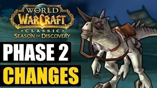 Useful Phase 2 Changes in Season of Discovery Classic WoW