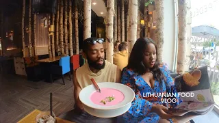 Africans try Lithuanian 🇱🇹 Cuisine for the first time| George's Experience studying 🇳🇬🇰🇪