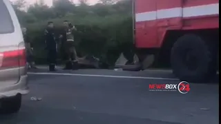 Авария  в районе Кипарисово,  в результате которой погибла женщина,  попала на видео