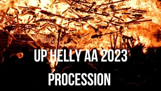 Up Helly AA 2023 Fire Festival Procession FULL