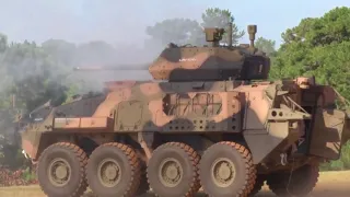 Army Live-Fire Demo of 30mm Vehicular Weapons