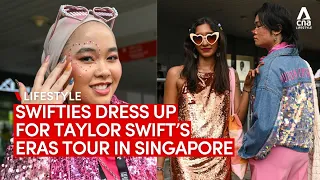 Taylor Swift in Singapore for Eras Tour: Swifties dress up for her concert