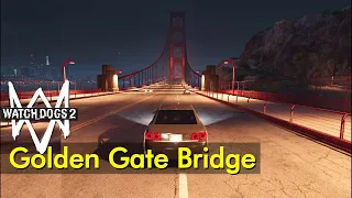 Night driving on the Golden Gate Bridge | Watch Dogs 2