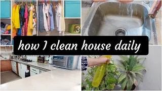 How to clean house daily||cleaning routine ||motivational cleaning vlog