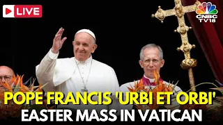 Easter Mass LIVE: Pope Francis Easter Mass from Vatican | Urbi et Orbi | St Peter’s Basilica | IN18L