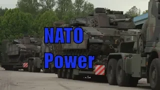 NATO Prepares for WAR in POLAND by rapid deploy of tanks/APC using Rail & Roads (2019)