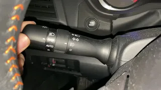 Subaru Crosstrek Headlight Controls