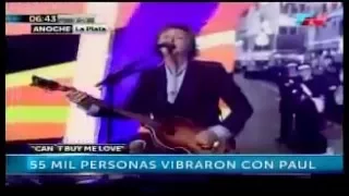 Paul McCartney - Can't Buy Me Love (La Plata 2016) - Transmisión TN