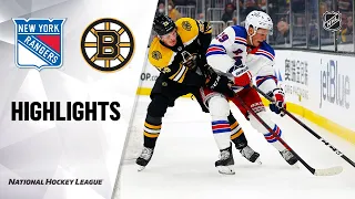 Rangers @ Bruins 10/2/21 | NHL Highlights