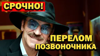 Только что. Известный артист Михаил Боярский...