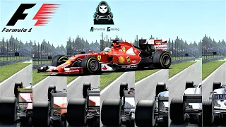 F1 2020 All Classic Formula Cars Top Speed Test at Monza