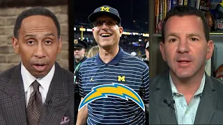 Rapoport, Stephen A & More React To Jim Harbaugh | LA Chargers