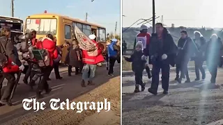 Ukraine: Dozens of civilians evacuated from Azovstal steelworks in Mariupol